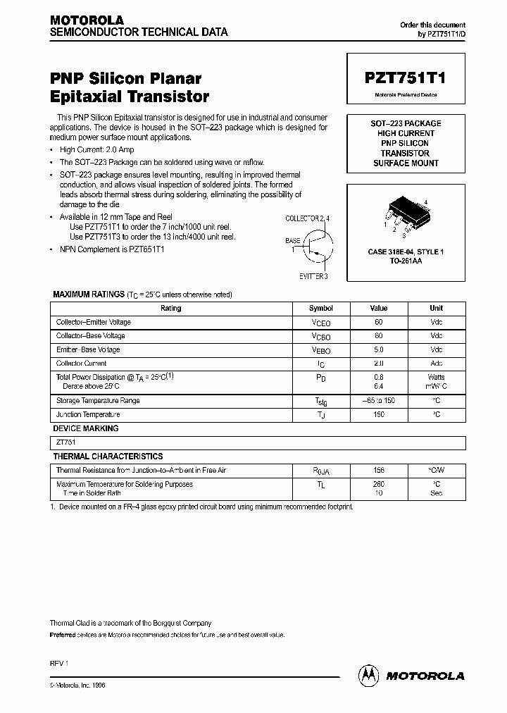 PZT751T1_133531.PDF Datasheet