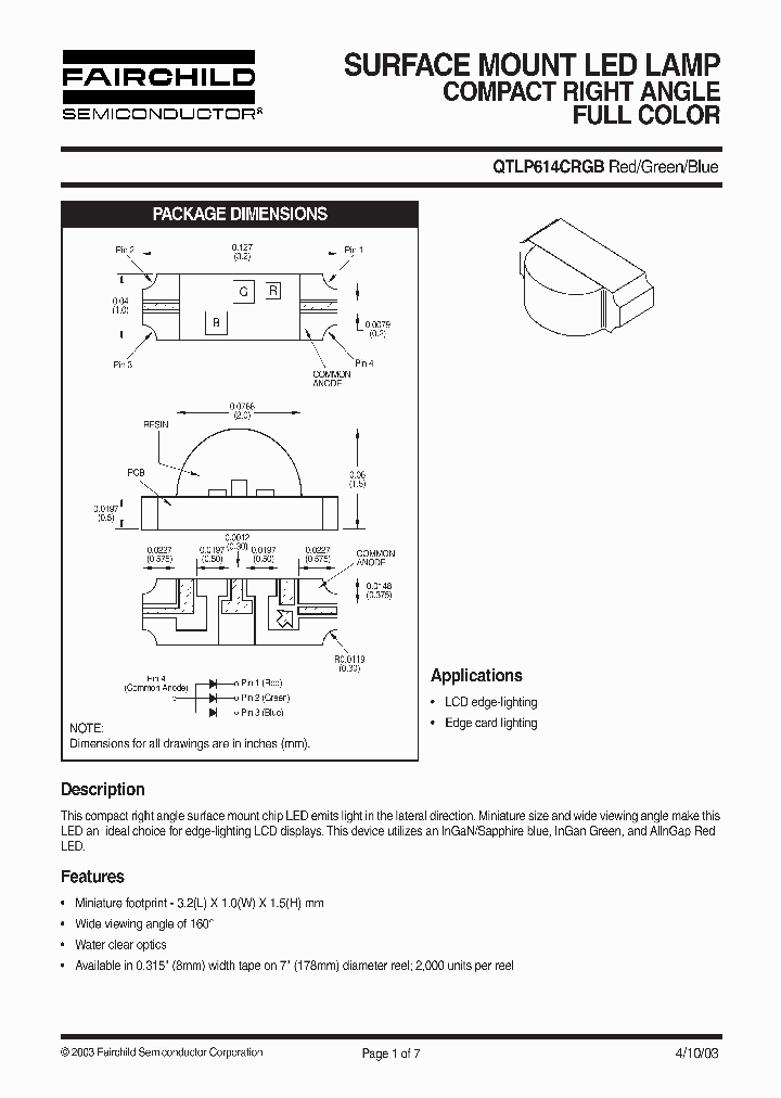 QTLP614CRGB_4223.PDF Datasheet