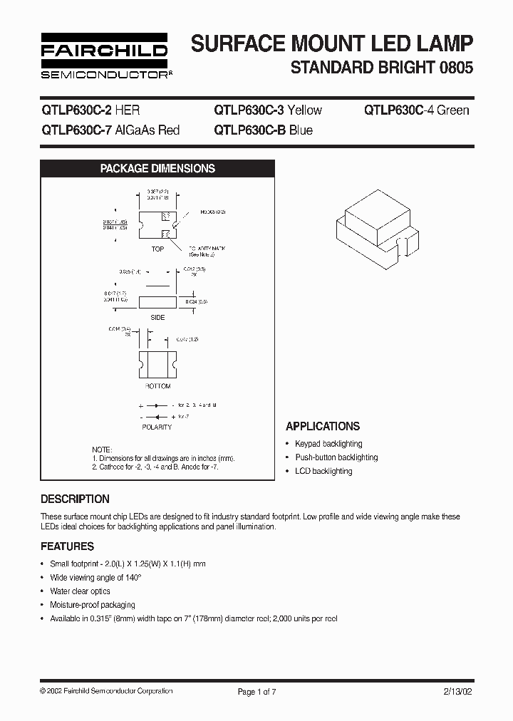 QTLP630_4225.PDF Datasheet