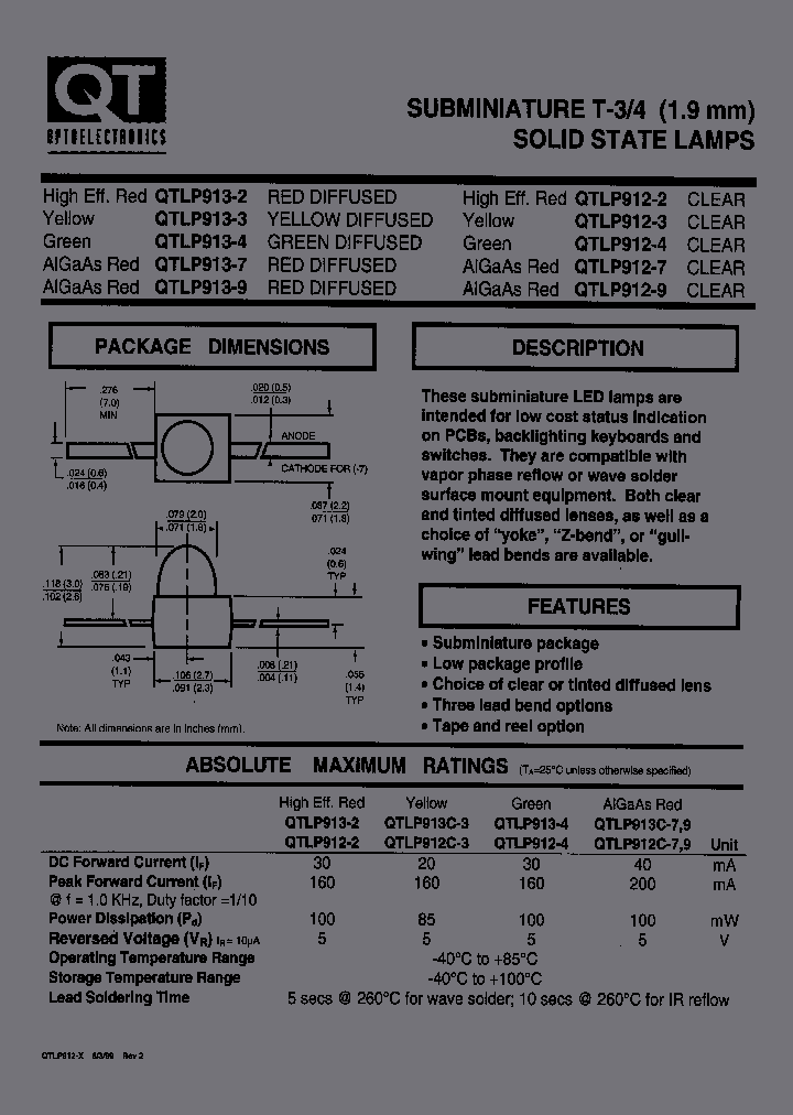 QTLP912-7_4328.PDF Datasheet