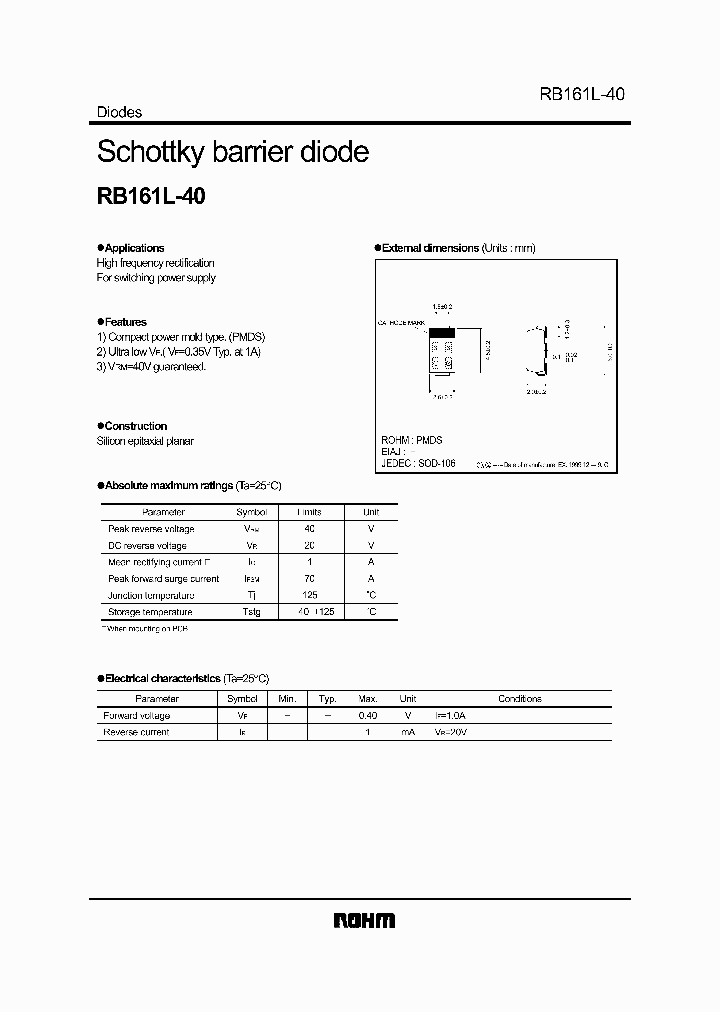 RB161L-40_175460.PDF Datasheet