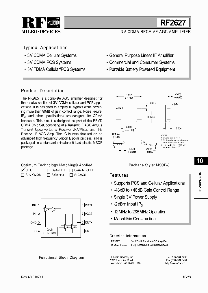 RF2627_101585.PDF Datasheet