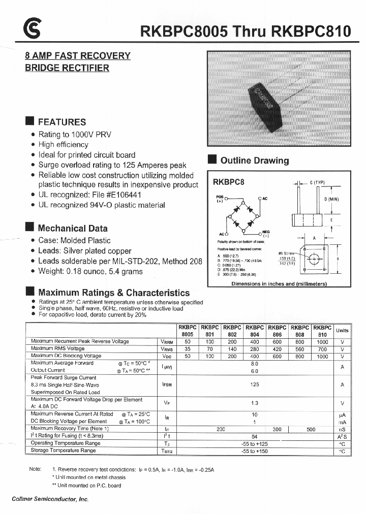 RKBPC801_170712.PDF Datasheet