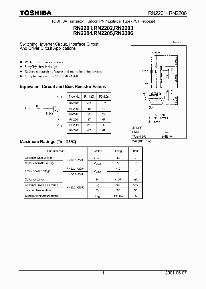 RN2201_136130.PDF Datasheet