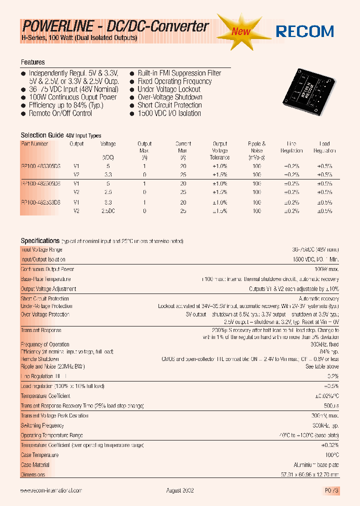 RP100-482505DS_176257.PDF Datasheet