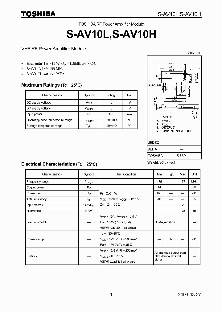 S-AV10H_56856.PDF Datasheet
