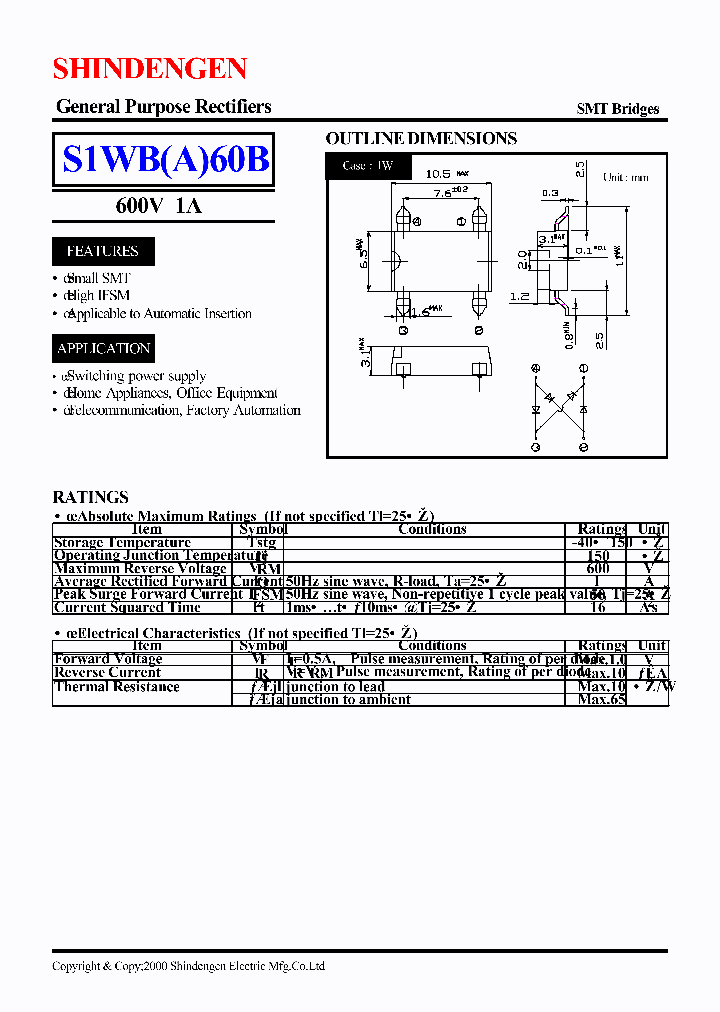 S1WB60B_52968.PDF Datasheet