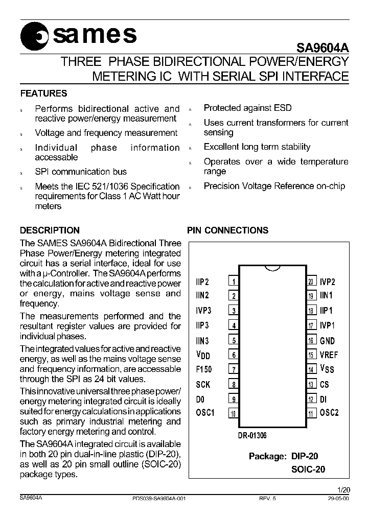 SA9604_119722.PDF Datasheet