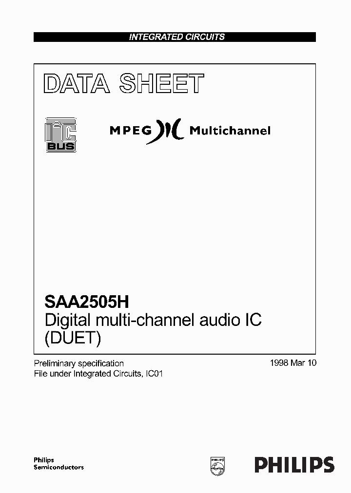 SAA2505_168231.PDF Datasheet