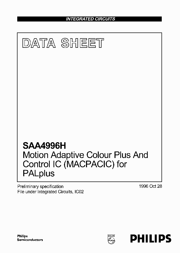 SAA4996H_152442.PDF Datasheet