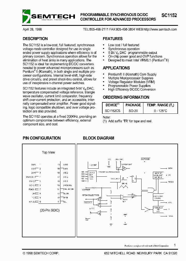 SC1152_124494.PDF Datasheet
