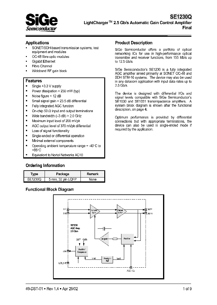 SE1230Q_45120.PDF Datasheet