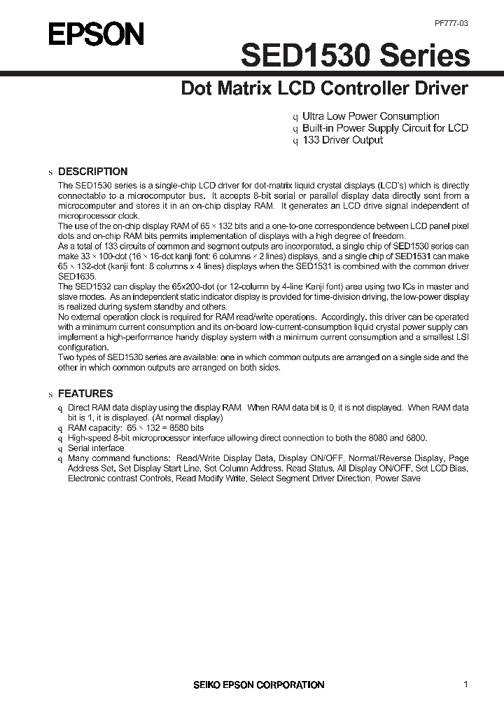SED1530DF_188298.PDF Datasheet