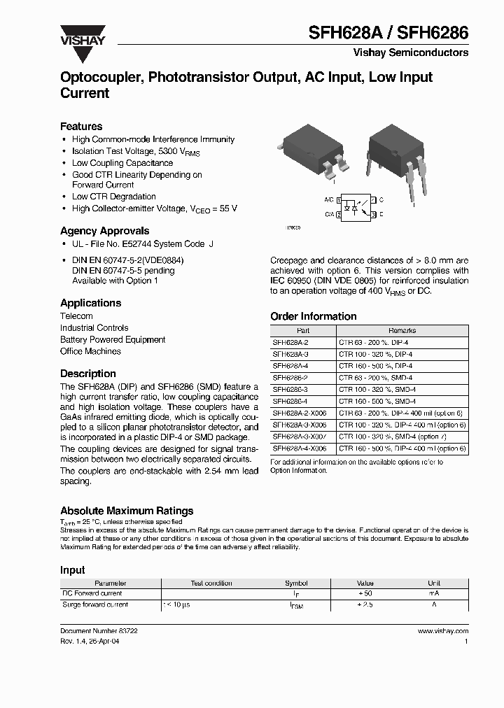 SFH628A-2-X006_49586.PDF Datasheet