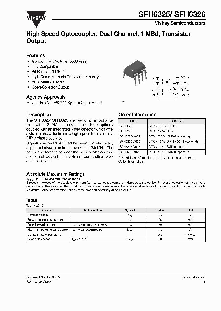 SFH6326-X006_49589.PDF Datasheet