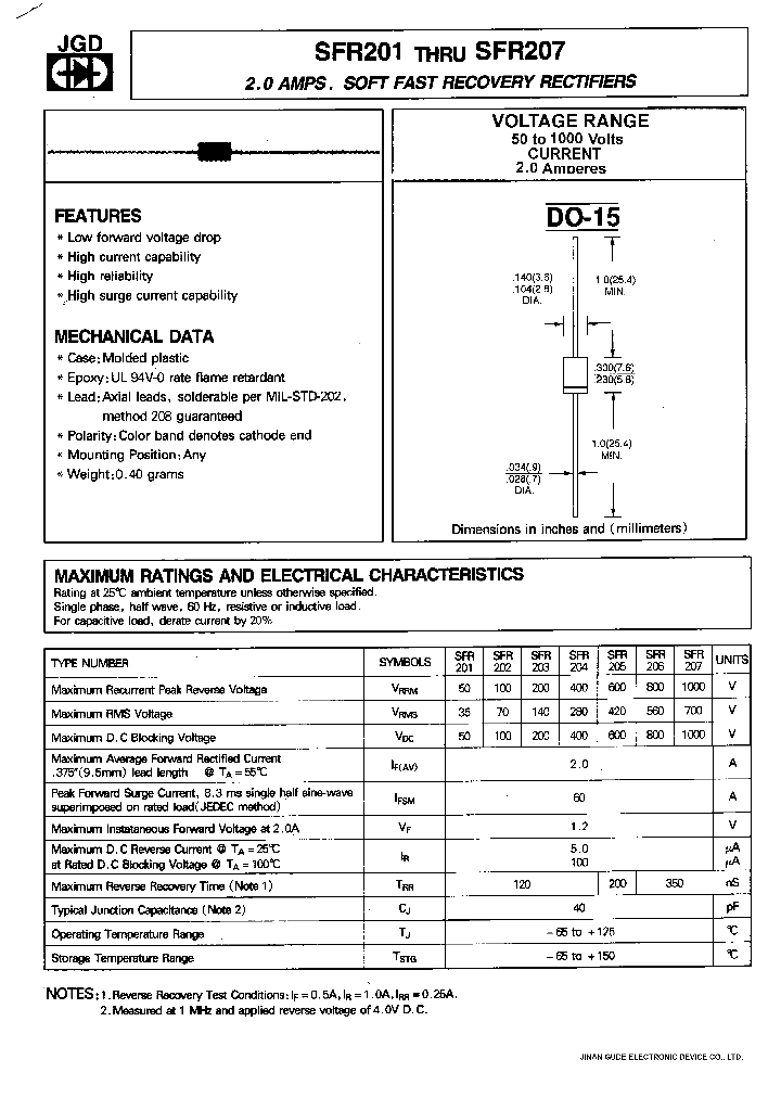 SFR207_159846.PDF Datasheet