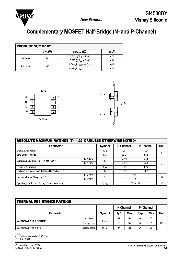 SI4500DY_35289.PDF Datasheet
