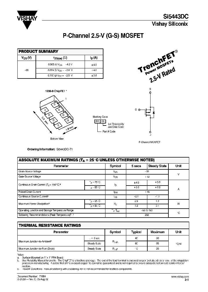 SI5443DC_166366.PDF Datasheet