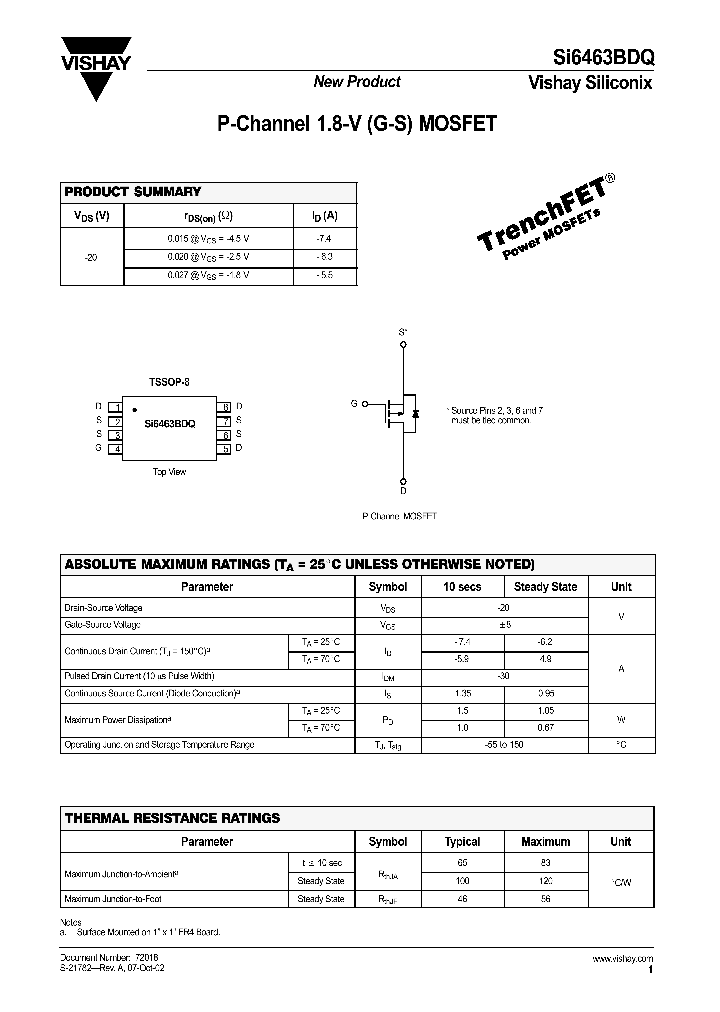 SI6463BDQ_167609.PDF Datasheet