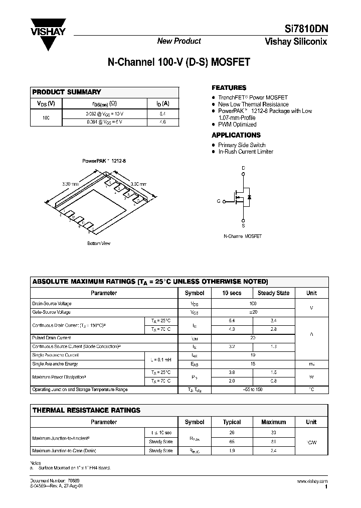 SI7810DN_43174.PDF Datasheet