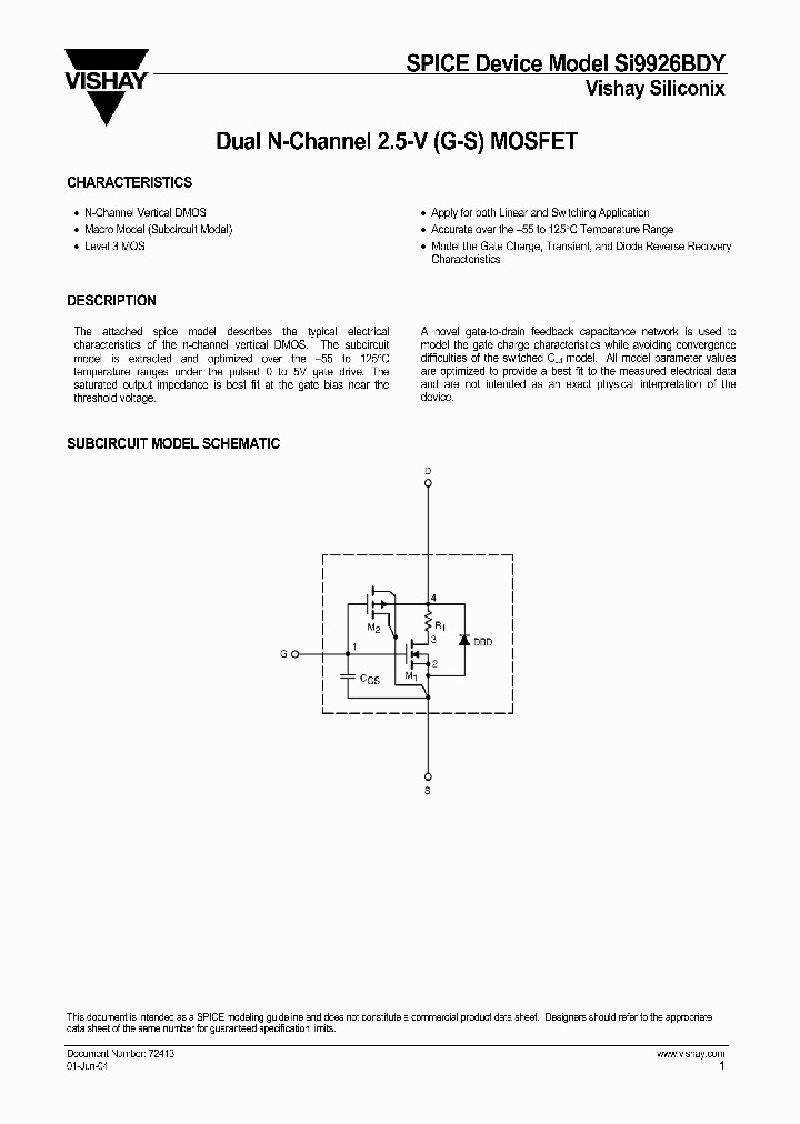 SI9926BDY_130281.PDF Datasheet