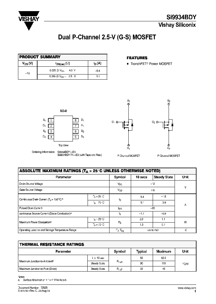 SI9934BDY_35300.PDF Datasheet