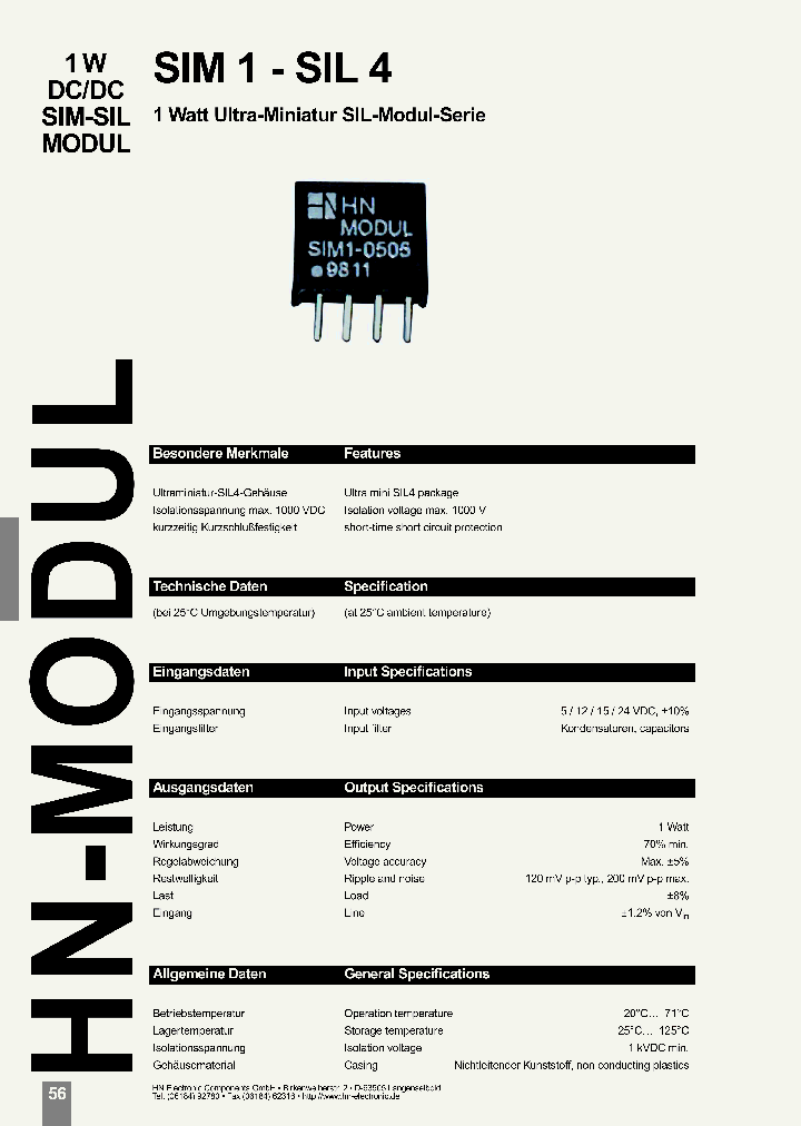 SIM1-0505-SIL4_168309.PDF Datasheet
