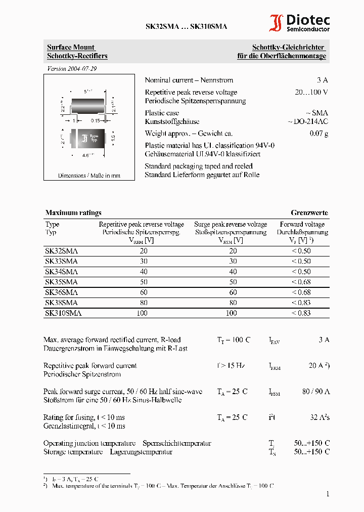 SK33SMA_167700.PDF Datasheet