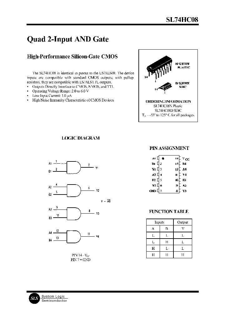 SL74HC08_18500.PDF Datasheet