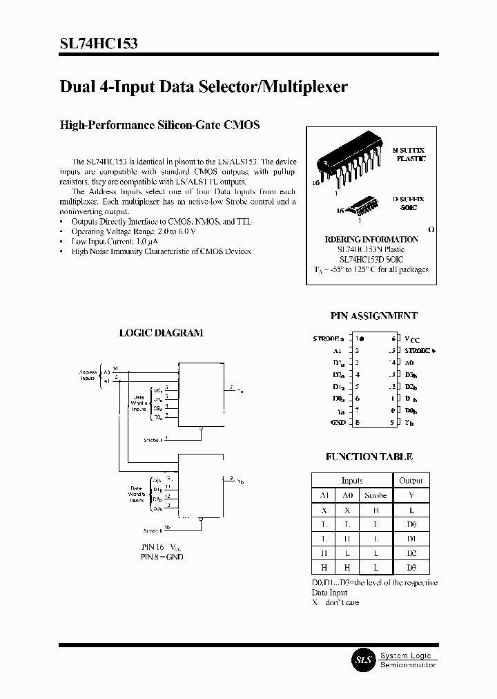 SL74HC153_166857.PDF Datasheet