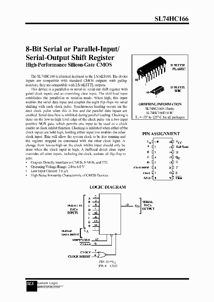SL74HC166_173605.PDF Datasheet
