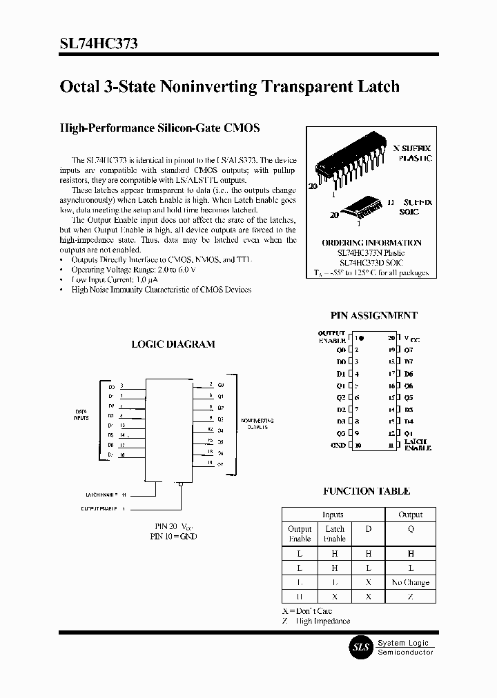 SL74HC373_10233.PDF Datasheet