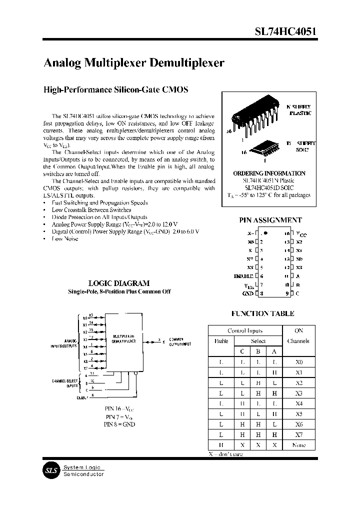 SL74HC4051_174923.PDF Datasheet
