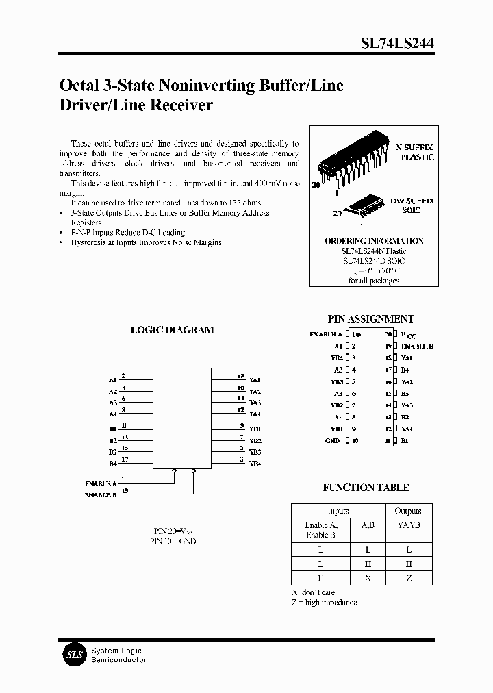 SL74LS244_19210.PDF Datasheet