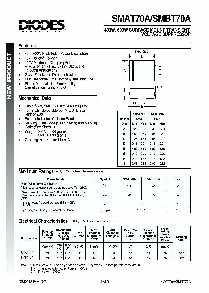 SMBT70A_43377.PDF Datasheet