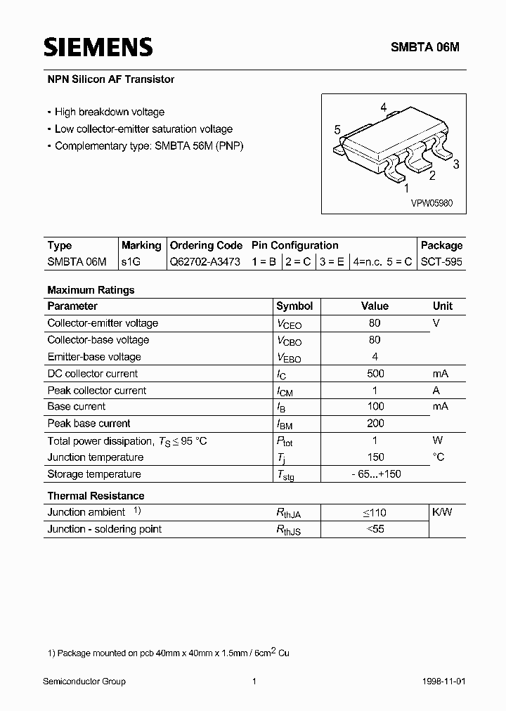 SMBTA06M_43381.PDF Datasheet