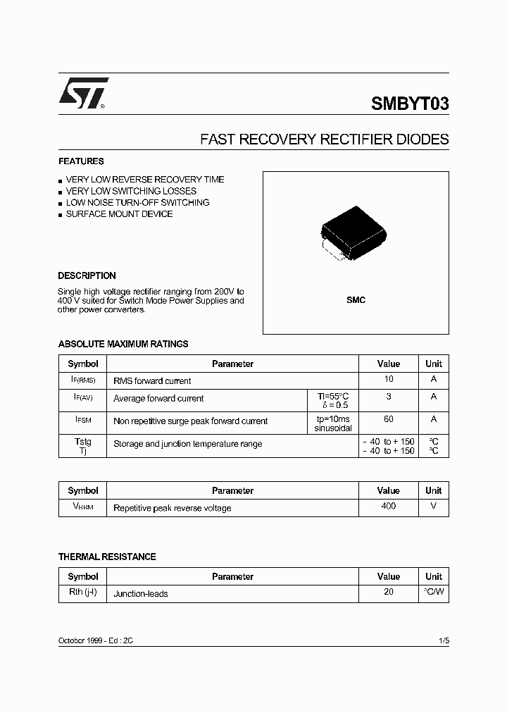SMBYT03-40_123142.PDF Datasheet
