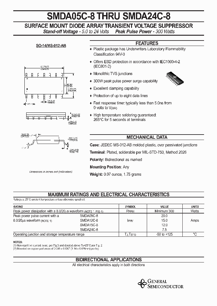 SMDA15C-8_127086.PDF Datasheet
