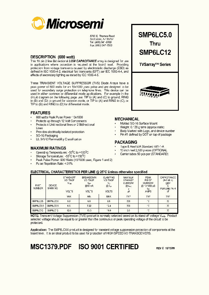 SMP6LC05_102617.PDF Datasheet