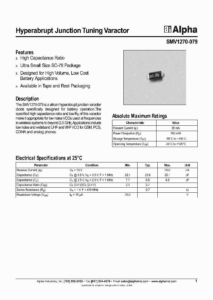 SMV1270-079_56983.PDF Datasheet