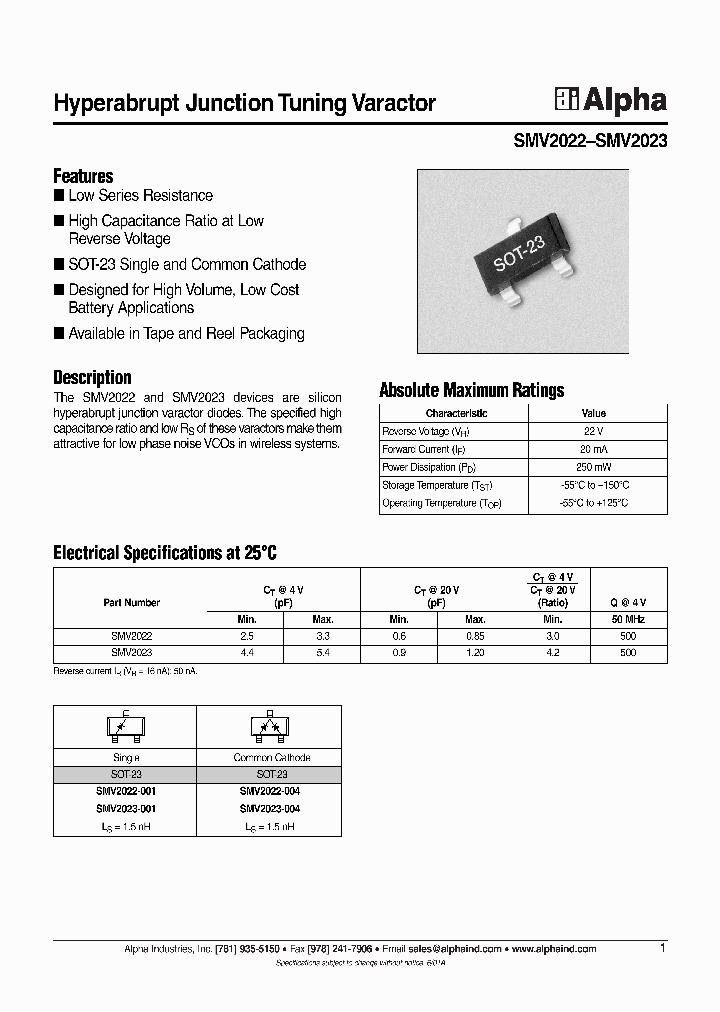 SMV2022_136693.PDF Datasheet