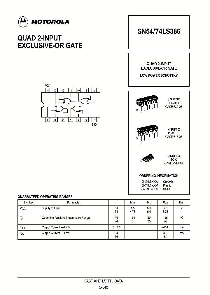 SN74LS386D_17614.PDF Datasheet