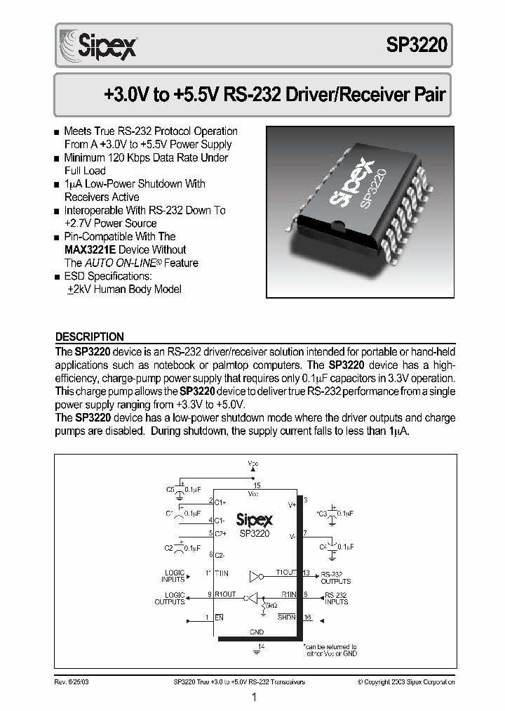 SP3220_35673.PDF Datasheet