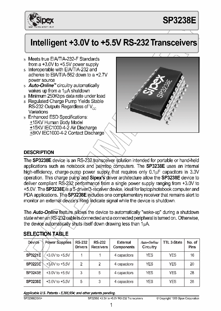 SP3238E_35978.PDF Datasheet