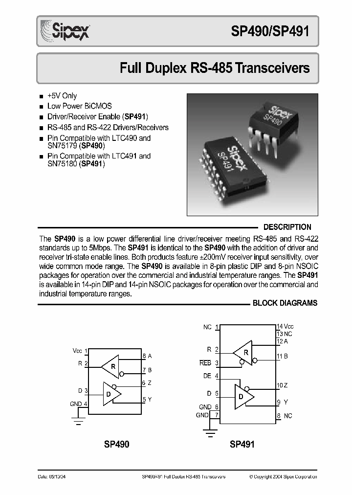 SP490EN_85252.PDF Datasheet