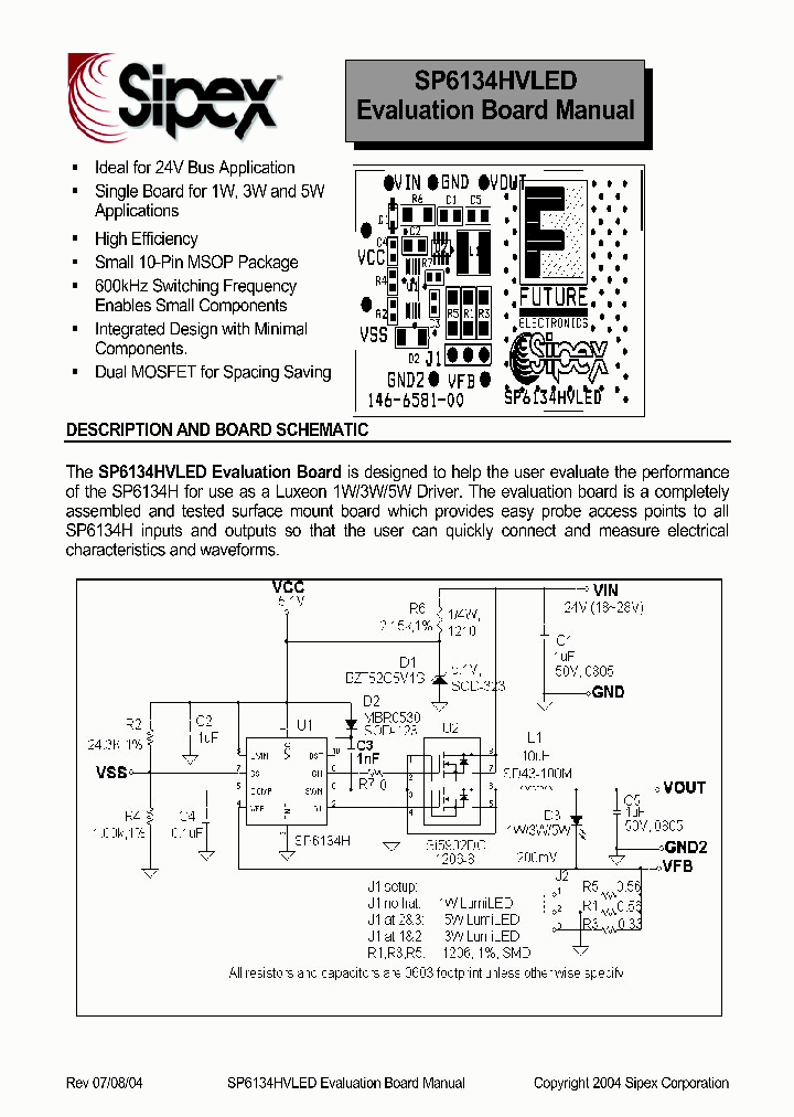 SP6134HVLED_36155.PDF Datasheet