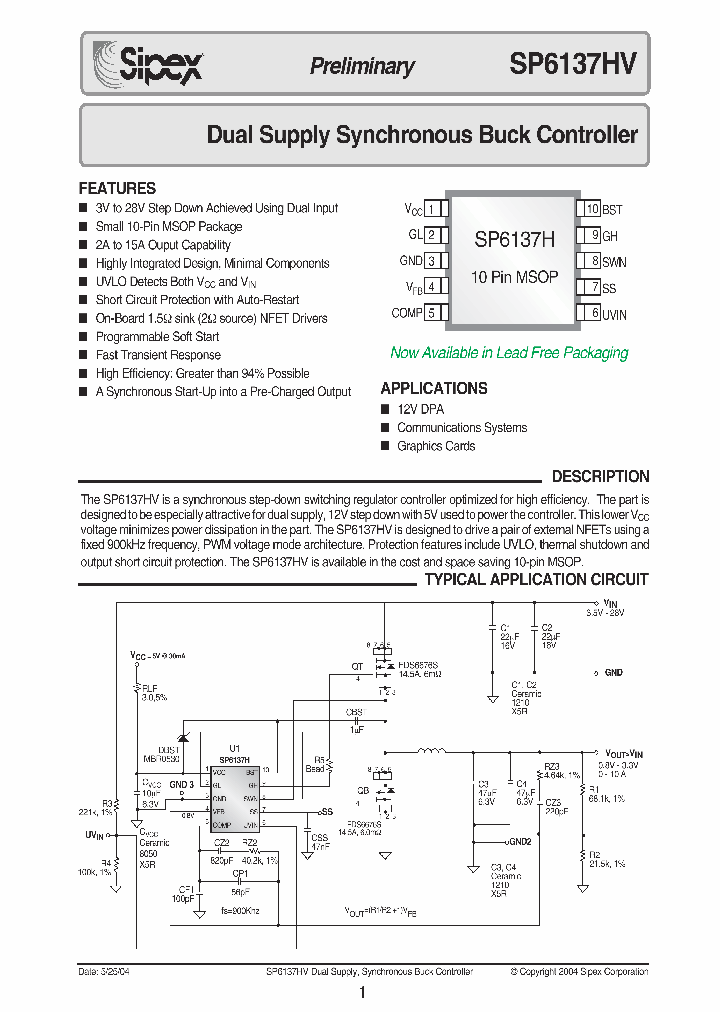 SP6137HCU_193365.PDF Datasheet