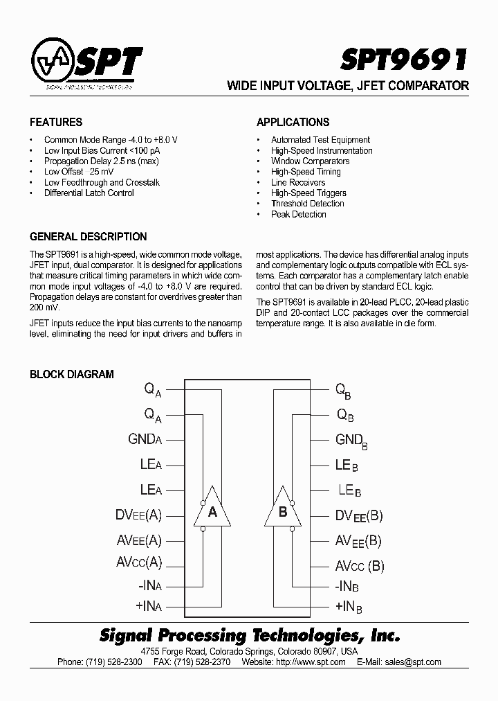 SPT9691_72517.PDF Datasheet
