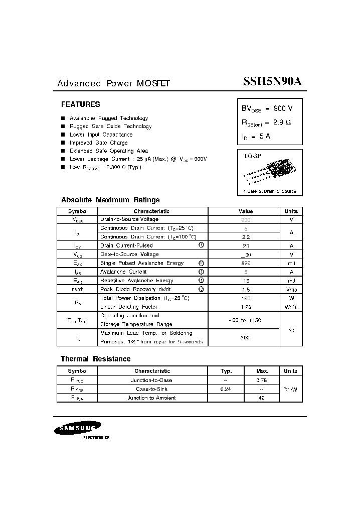 SSH5N90A_154559.PDF Datasheet