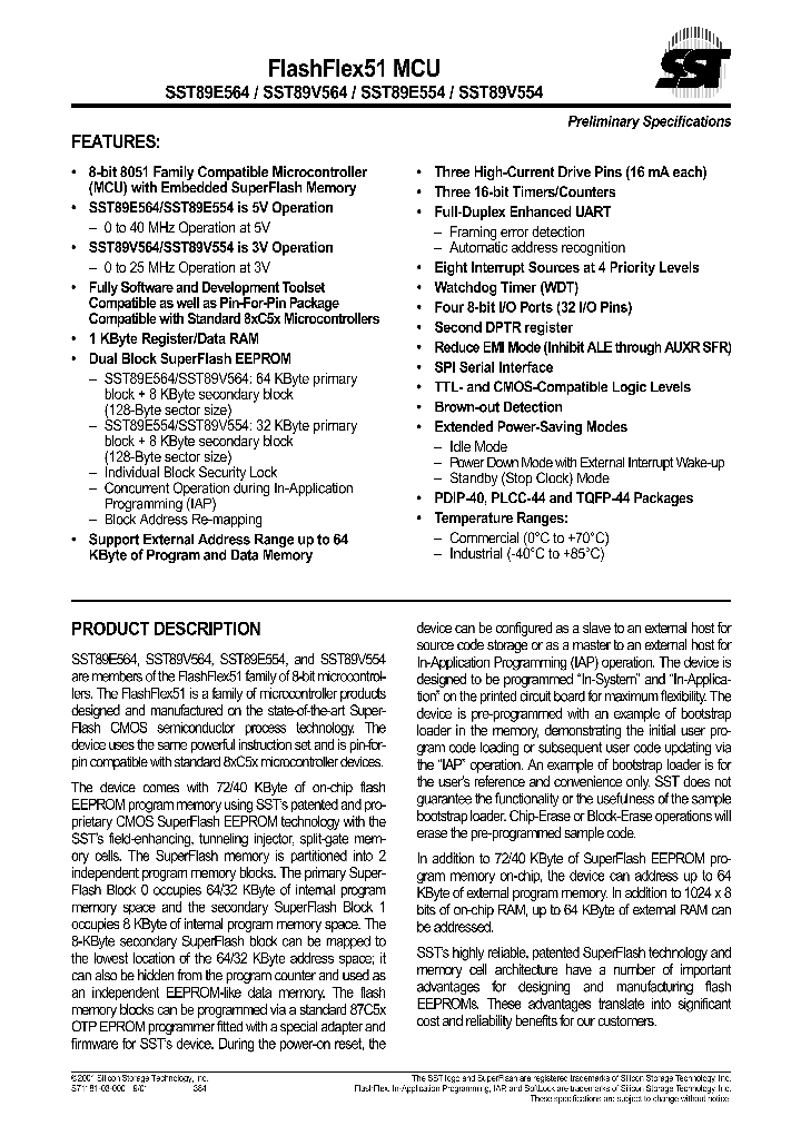 SST89E554_77348.PDF Datasheet